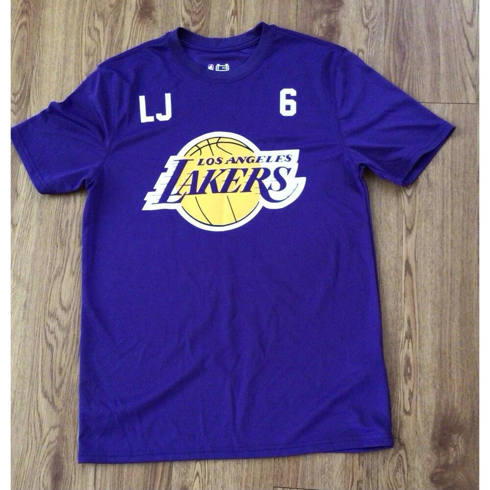 Los Angeles Lakers Nba Lebron James 6 T-Shirt Purple Size Medium